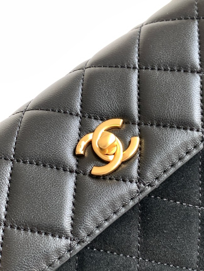 Chanel MINI FLAP BAG AS4677 BLACK