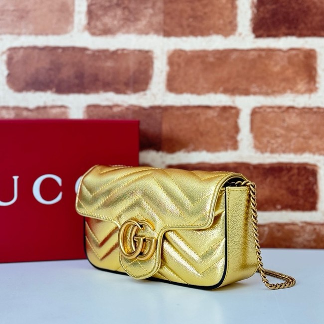 Gucci GG Marmont mini bag 476433 gold