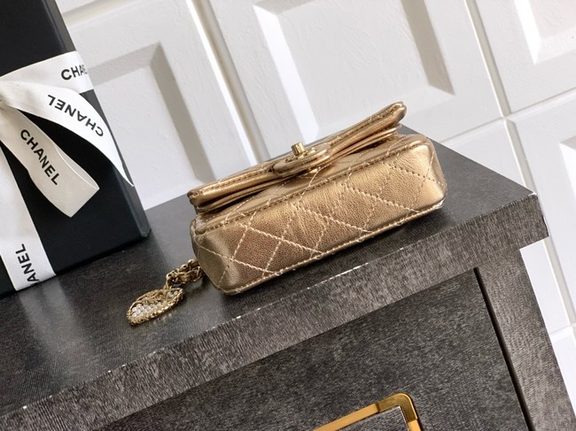 Chanel Classic Mini Bag with hook AP4760 gold