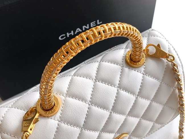 Chanel LARGE FLAP BAG WITH TOP HANDLE 92991-17