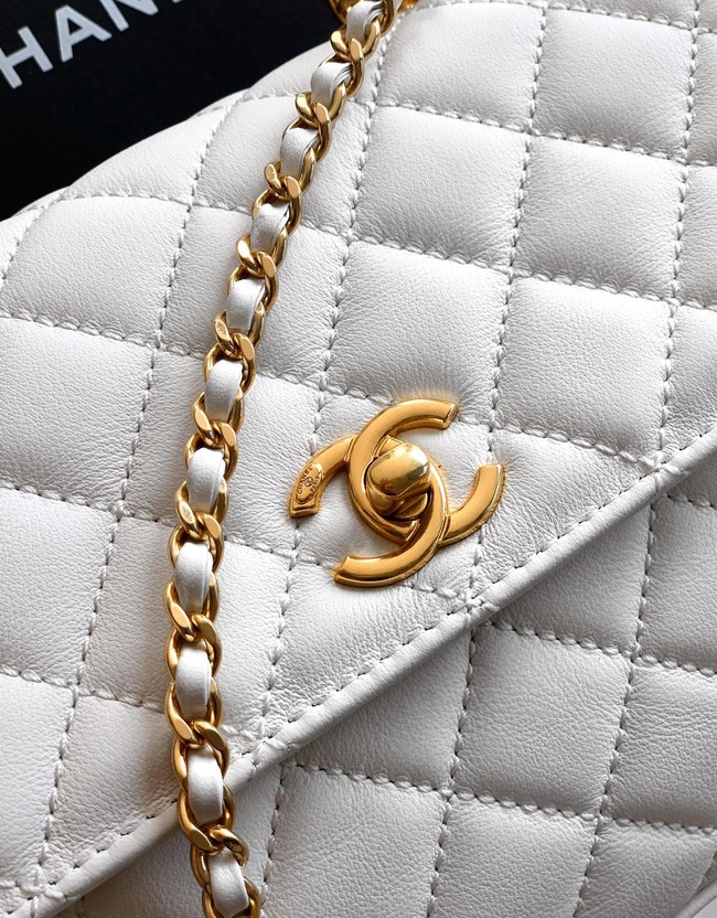 Chanel LARGE FLAP BAG WITH TOP HANDLE 92991-17