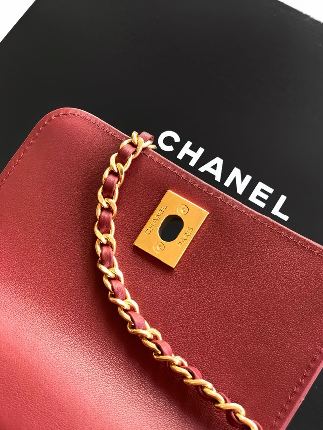 Chanel MINI FLAP BAG WITH TOP HANDLE AS2215-19