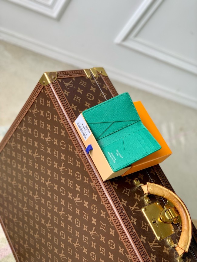Louis Vuitton NEW Pocket Organizer M25973 Green
