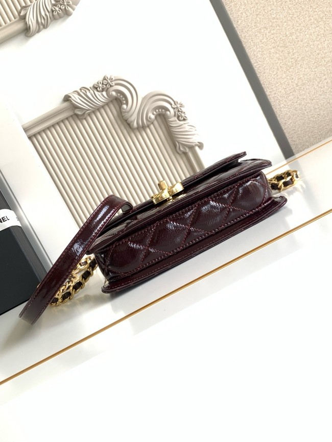 CHANEL Mini Flap Bag AS5618 Dark Brown