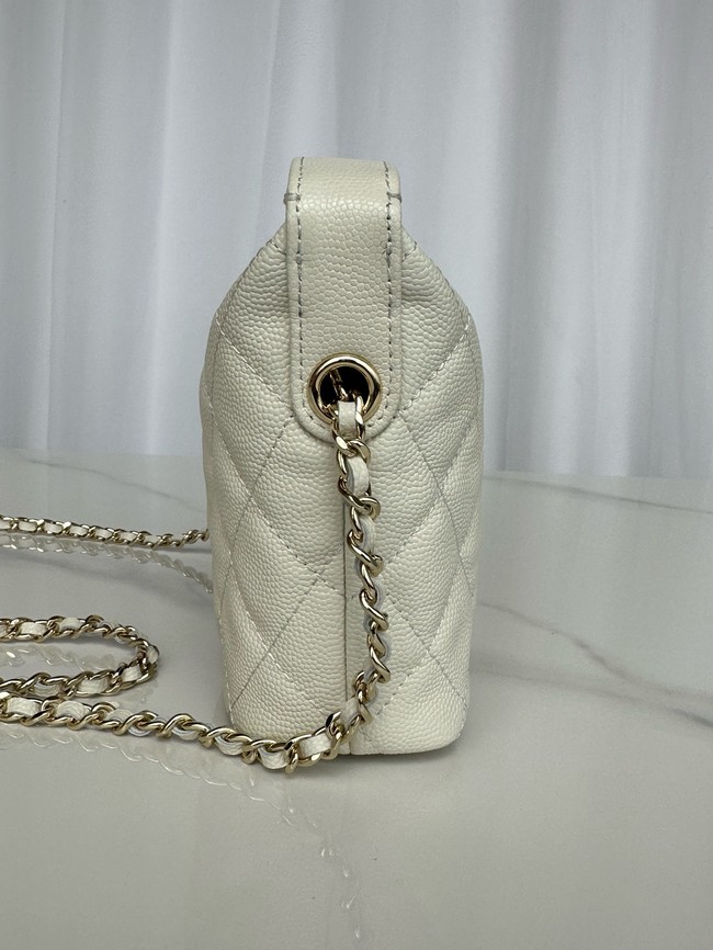 Chanel MINI Shoulder Bag Calfskin AS4386 Cream