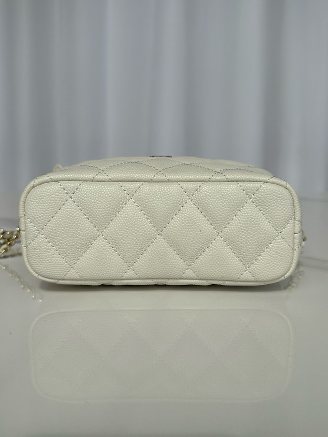 Chanel MINI Shoulder Bag Calfskin AS4386 Cream