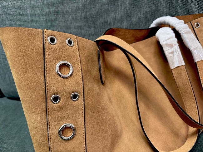 VALENTINO VLOGO velvet Shoulder Bag 3177 tan