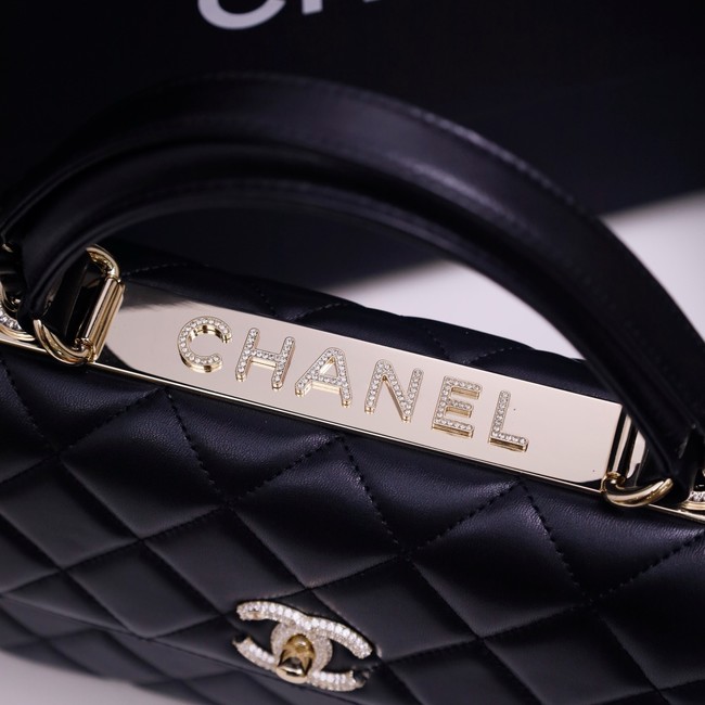CHANEL small Flap Bag With Top Handle 92236-6