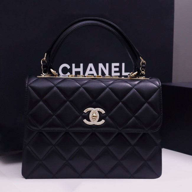 CHANEL small Flap Bag With Top Handle 92236-6
