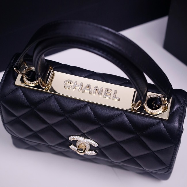 CHANEL small Flap Bag With Top Handle 92236-8