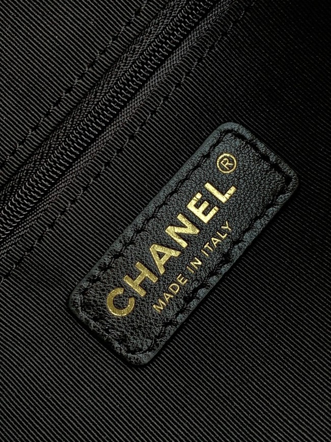 CHANEL Shopping Bag AS5434 black&pink