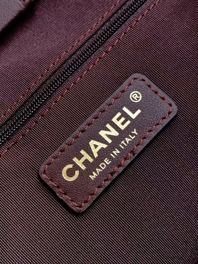 CHANEL Shopping Bag AS5434 burgundy