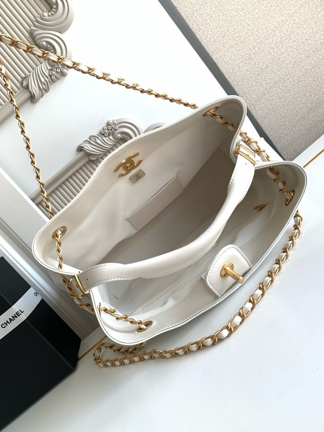 CHANEL Shopping Bag AS5434 white