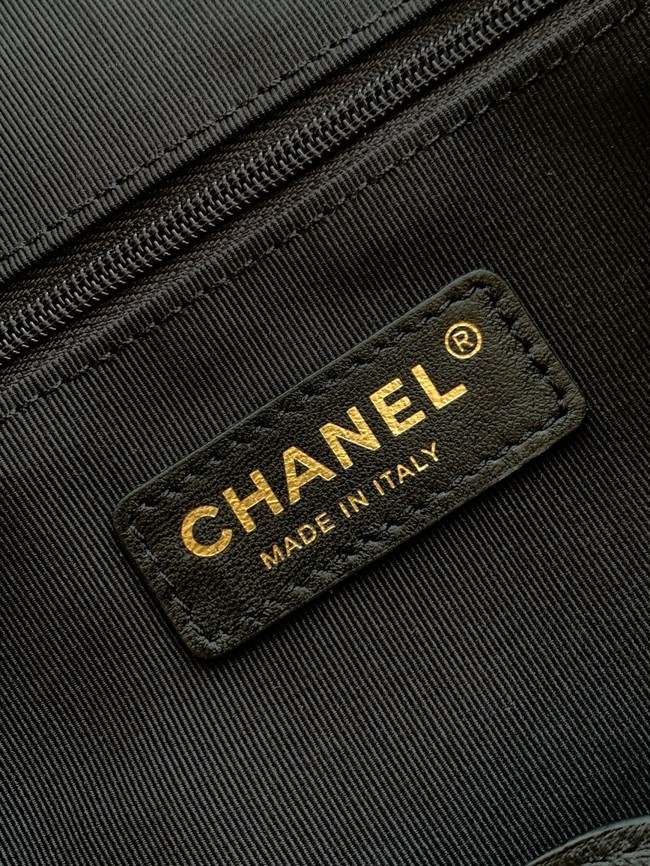 CHANEL Shopping Bag AS5434 black&brown