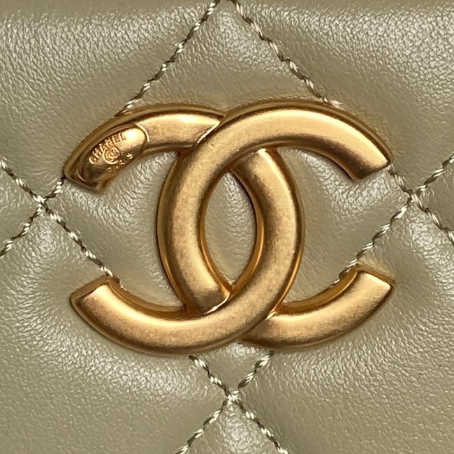 Chanel Mini Bowling Bag AS5572 green