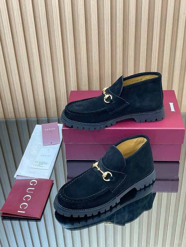 Gucci Womens Horsebit ankle boot 45020-4