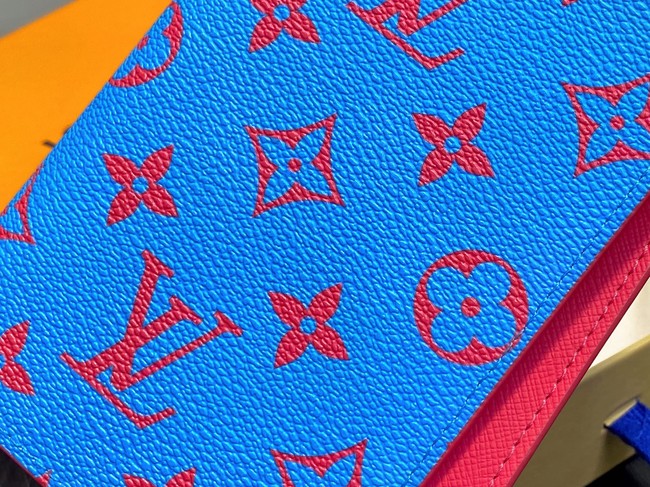 Louis Vuitton Passport Cover M14770 Blue&Red
