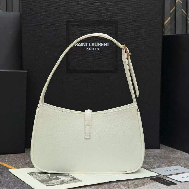 Yves Saint Laurent Original Leather Mini Shoulder Bag LE5A7 White