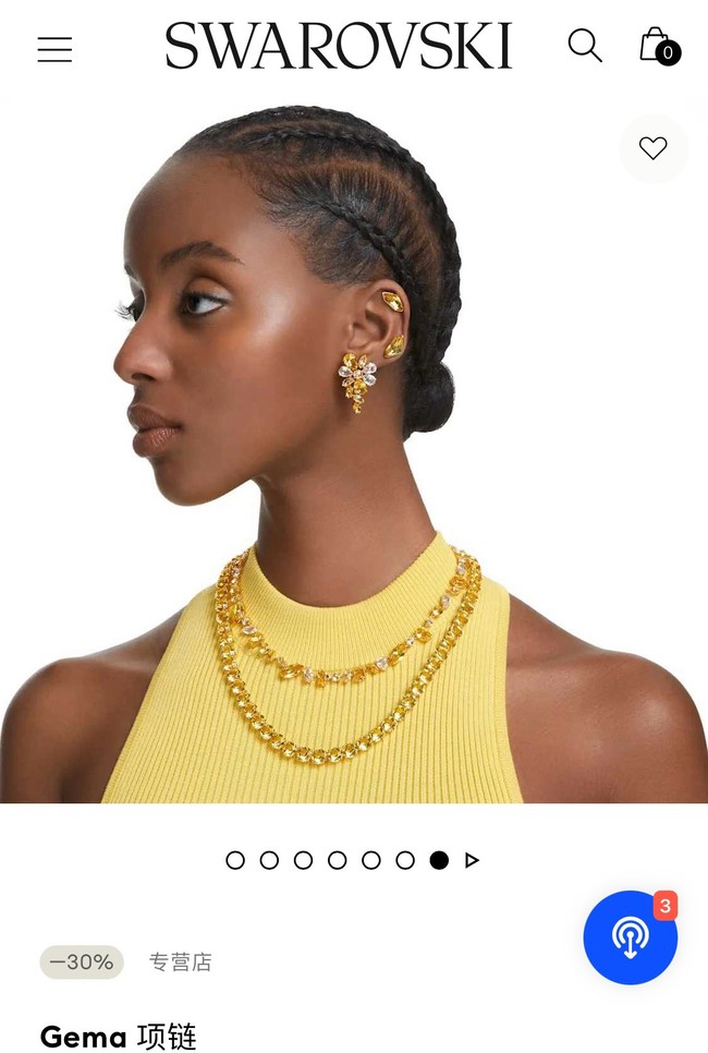 Swarovski necklace&Bracelet CE81093