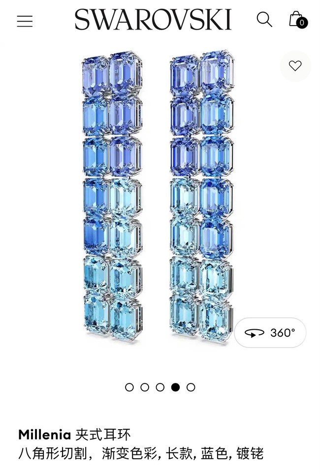 Swarovski necklace&Earring CE81097