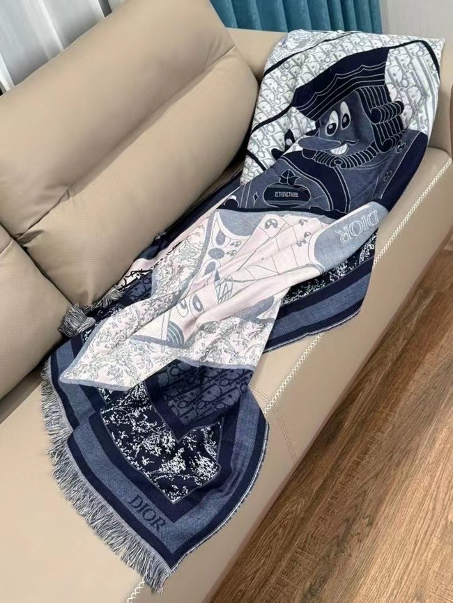 Dior Oblique Poncho Cashmere 21DOB9