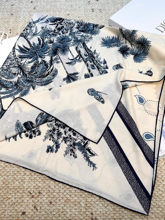 Dior Square Scarf Silk Jacquard XT270