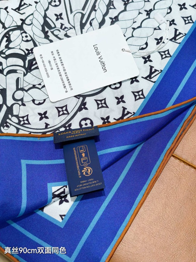 Louis Vuitton Square Scarf Silk Jacquard XT281
