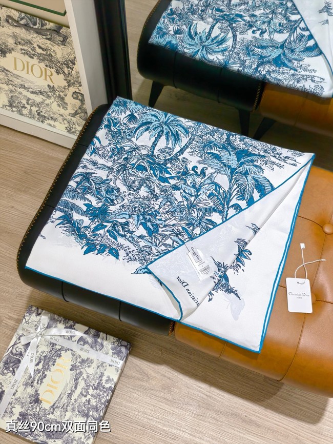 Dior Silk Twill Square Scarf KY076