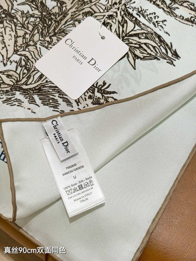 Dior Silk Twill Square Scarf KY077