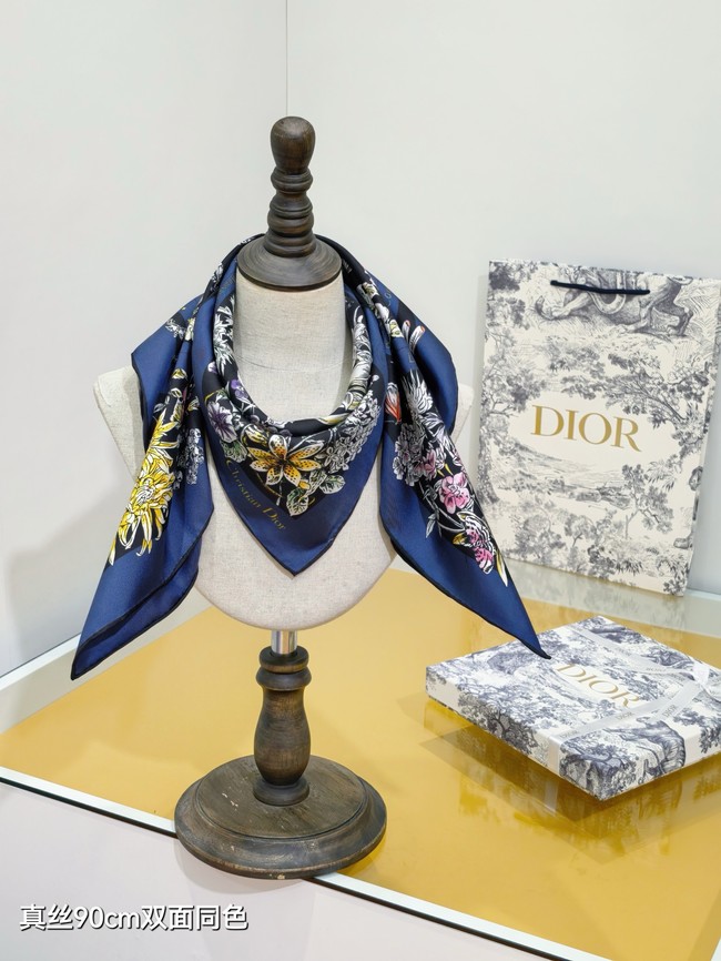 Dior Silk Twill Square Scarf KY072