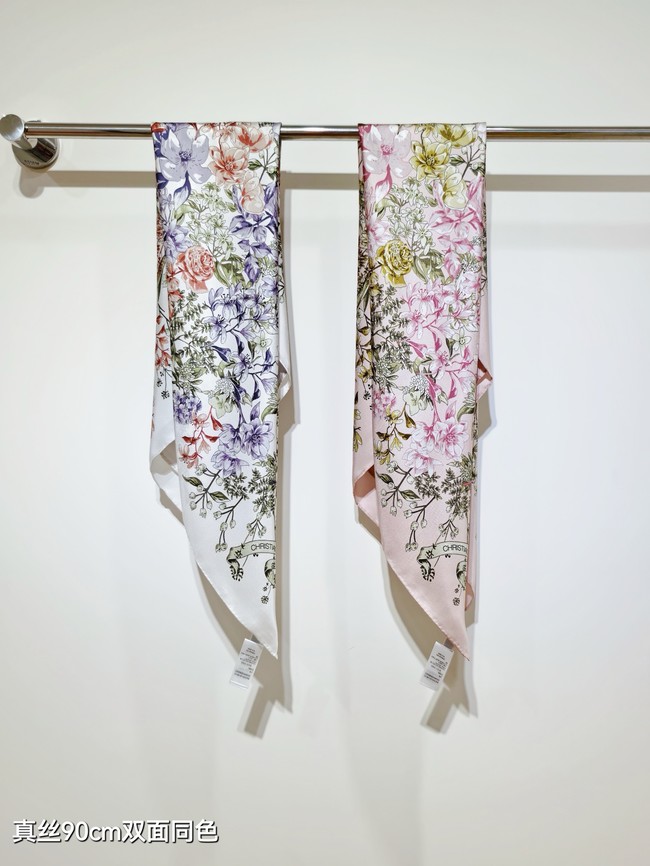 Dior Silk Twill Square Scarf KY074