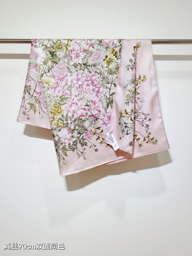 Dior Silk Twill Square Scarf KY075