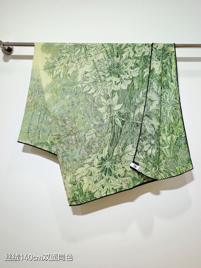 Hermes Shawl Cashmere and Silk Jacquard KY086