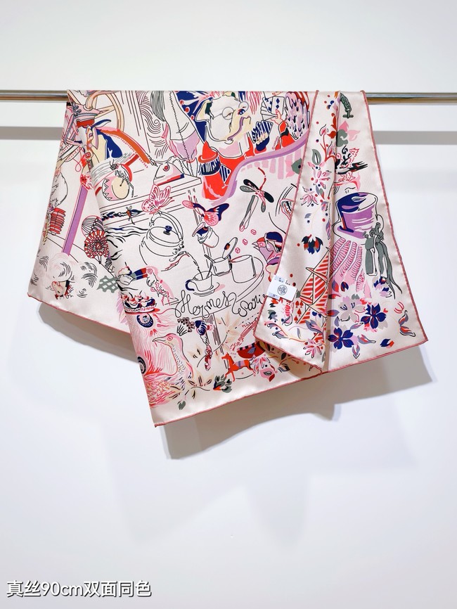 Hermes Shawl Cashmere and Silk Jacquard KY095