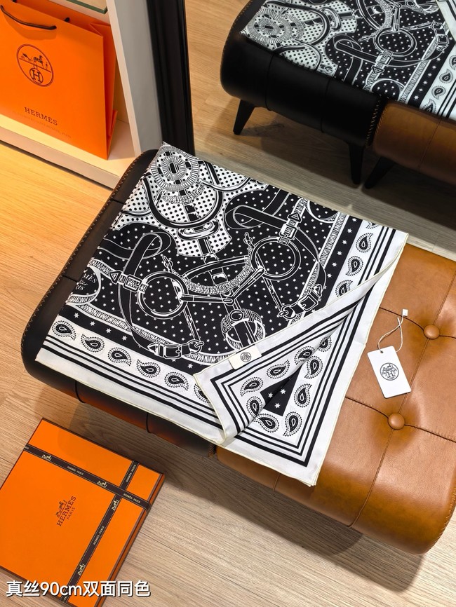 Hermes Shawl Cashmere and Silk Jacquard KY098