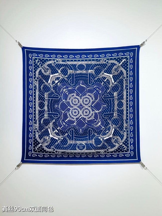 Hermes Shawl Cashmere and Silk Jacquard KY101