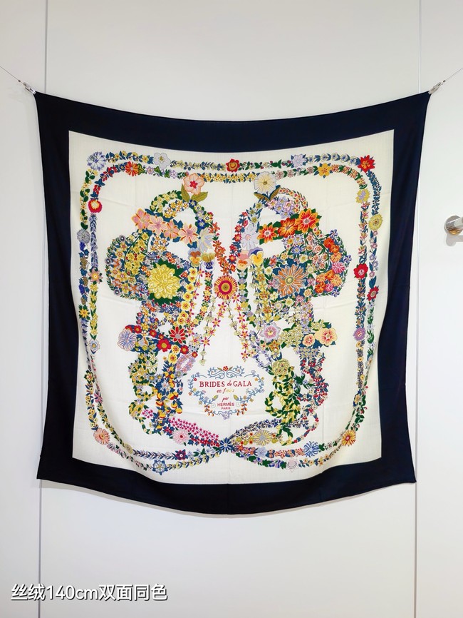 Hermes Shawl Cashmere and Silk KY138