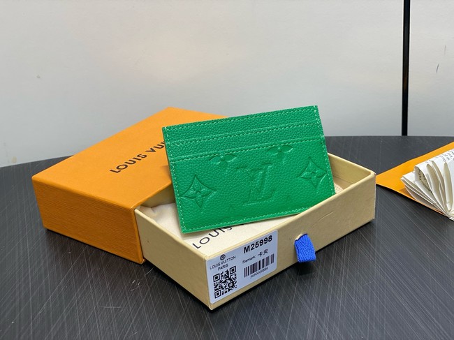 Louis Vuitton Double Card Holder M14771  green