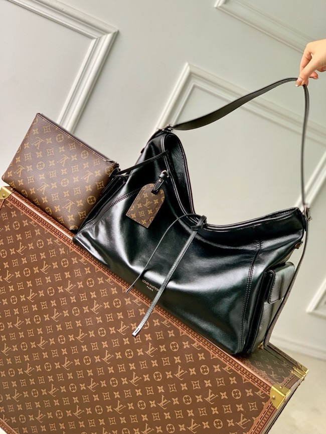Louis Vuitton Carry All Travel Bag M15175 black