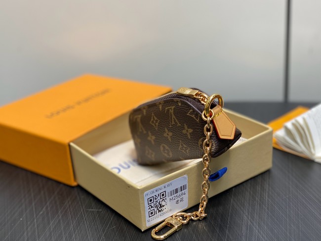 Louis Vuitton NEW Cosmetic Lipstick Pouch M25694 brown