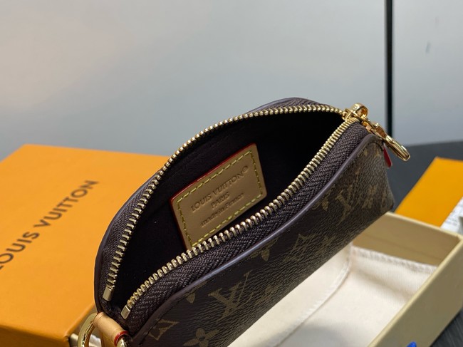 Louis Vuitton NEW Cosmetic Lipstick Pouch M25694 brown