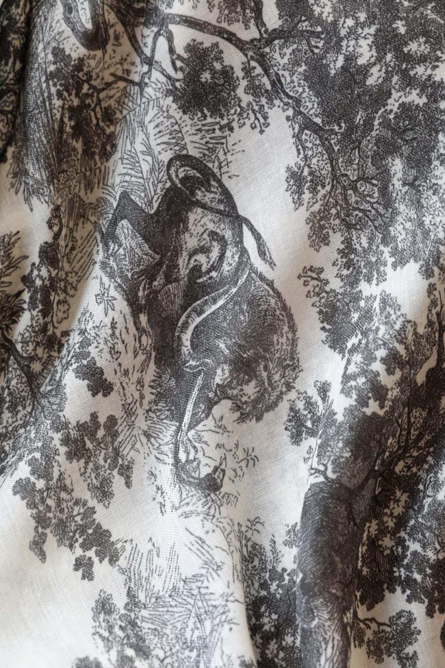 Dior Shawl Wool Silk and Cotton KY180