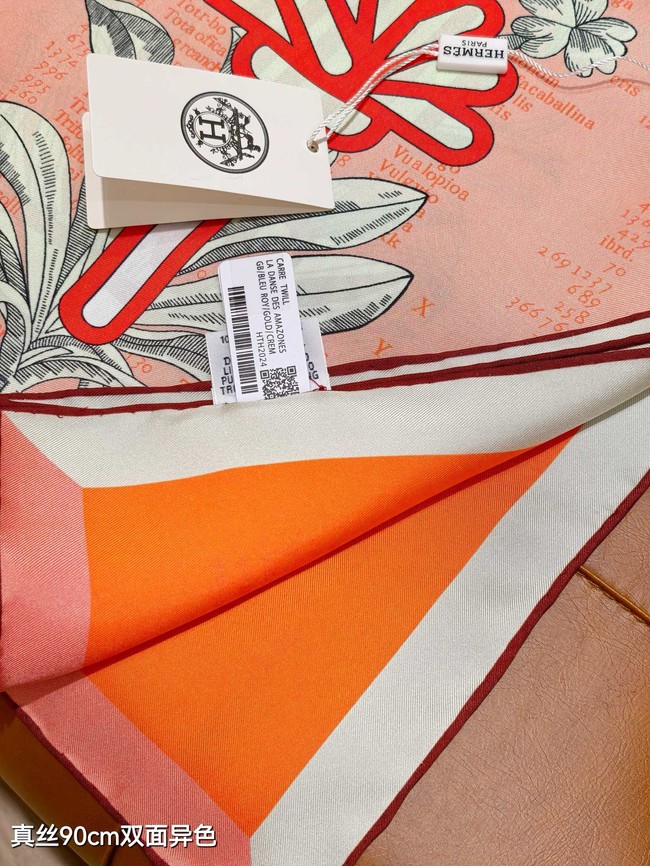 Hermes 90 Square Scarf Silk Twill KY158