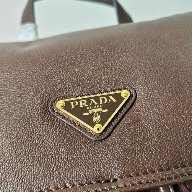 Prada Small Re-Nylon backpack 2VZ080 brown