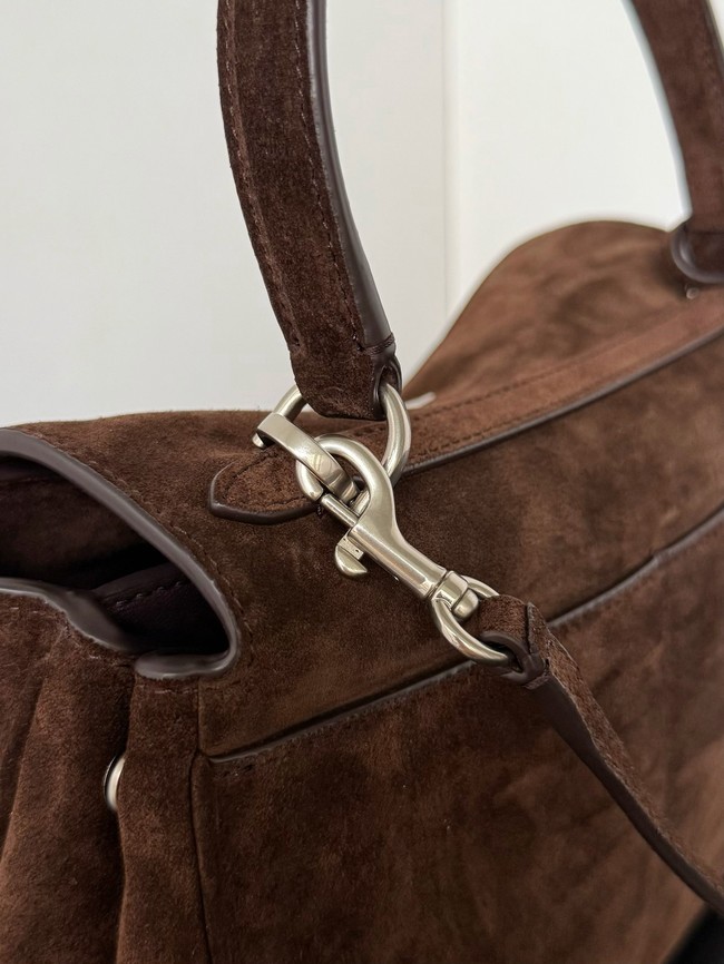 Balenciaga Rodeo Mini Handbag suede shoulder 795456 Coffee