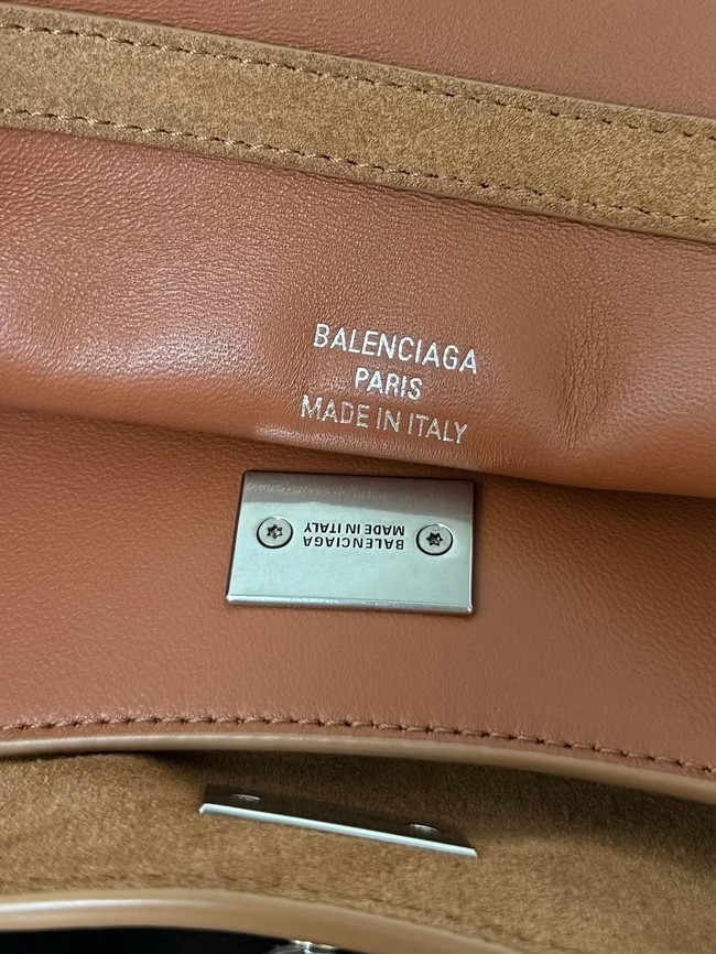 Balenciaga Rodeo Mini Handbag suede shoulder 795456 tan