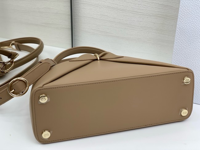 Dior Calfskin Tote Bag 6598 Apricot