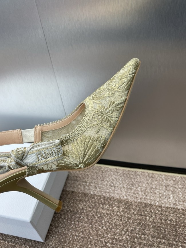 JAdior Slingback Pump Cotton Embroidered KCP867DQ-4