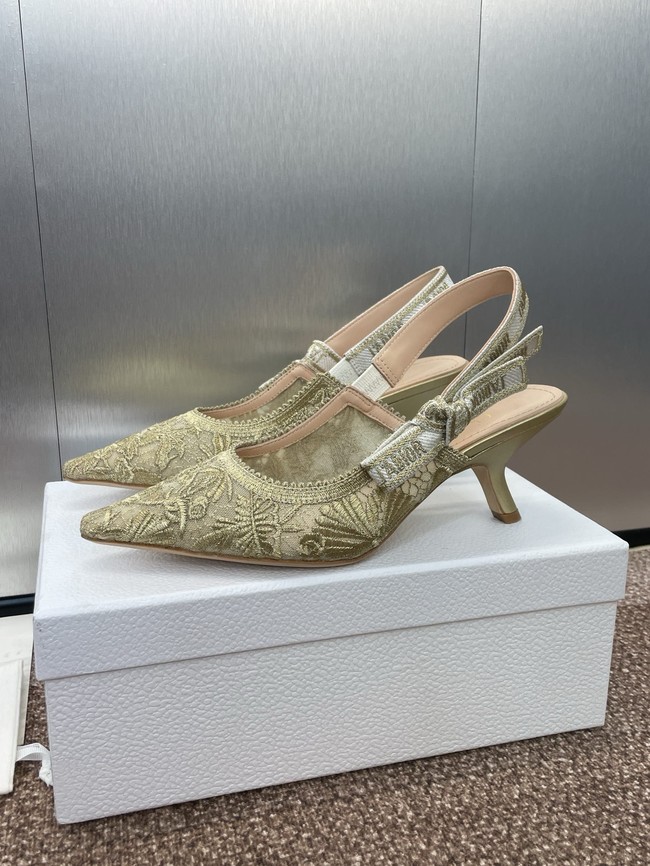 JAdior Slingback Pump Cotton Embroidered KCV367DLN-4