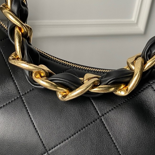 Chanel Hobo Handbag AS5837 black